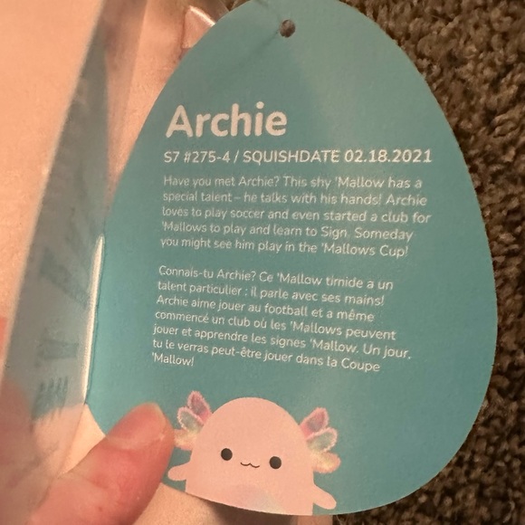 Squishmallow NWT never used. Smoke free house. Clean - Picture 2 of 4